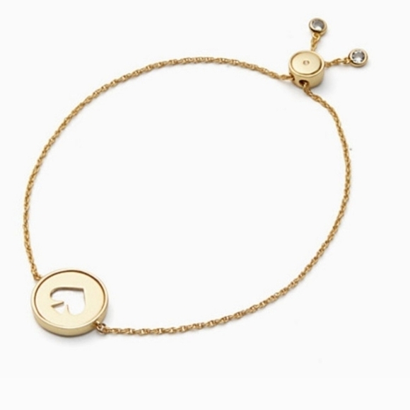 Kate Spade Mother of Pearl Adjustable Slider Bracelet - Picture 1 of 8